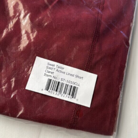 NWT Swet Tailor Men's Red Active Lined Short Size Large - Picture 7 of 7